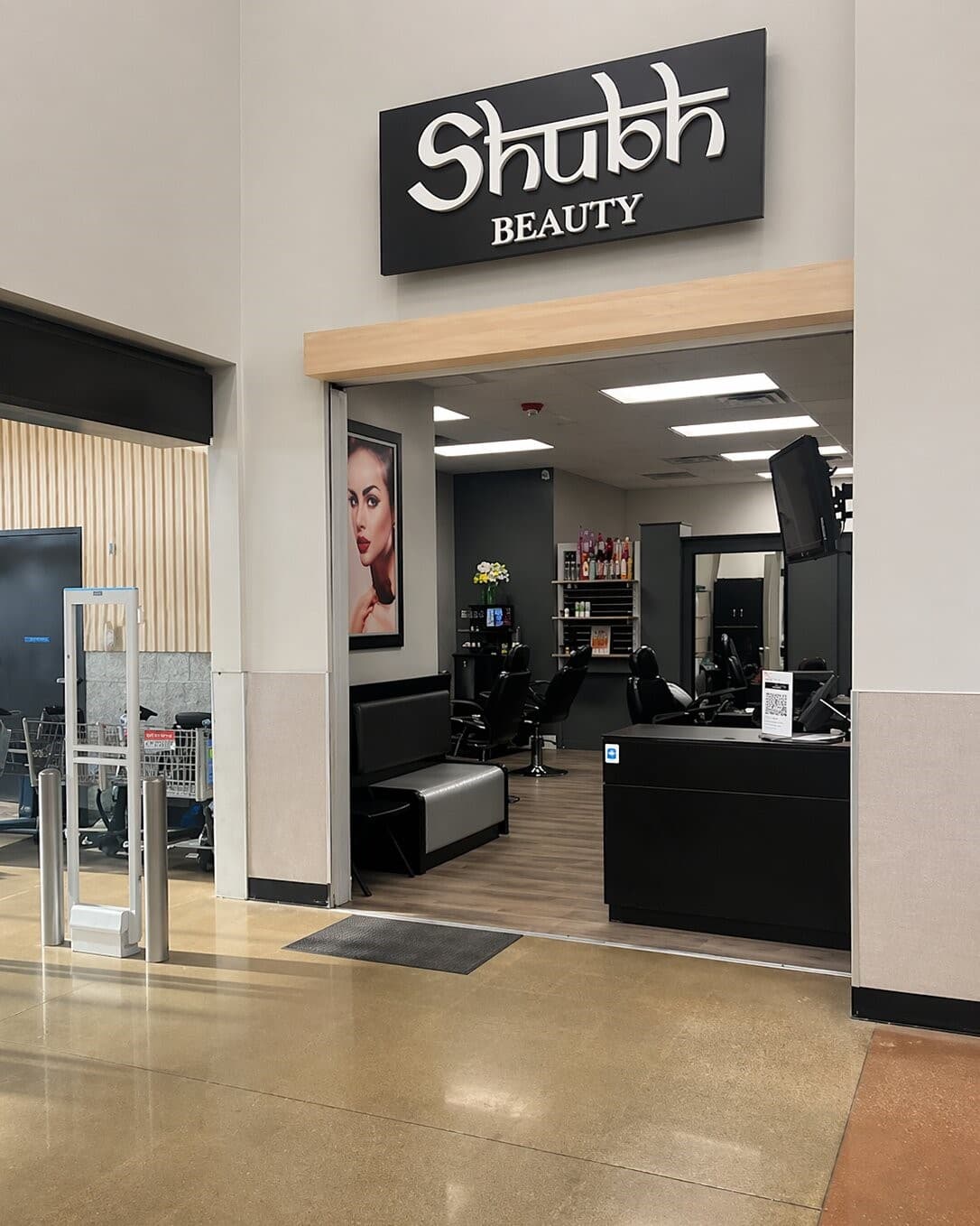 Shubh Beauty Storefront inside Walmart